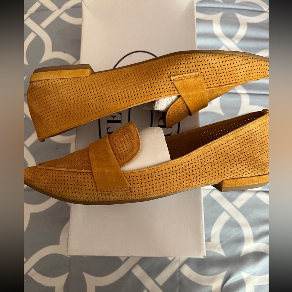 Steve Madden Women's Yellow Perforated Loafers - Picture 4 of 5